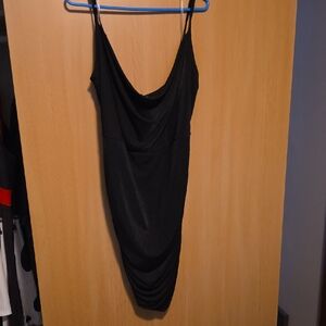 Chic Black Backless Dress for Women